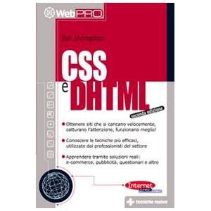  CSS e DHTML (9788848114295) Dan Livingston Books