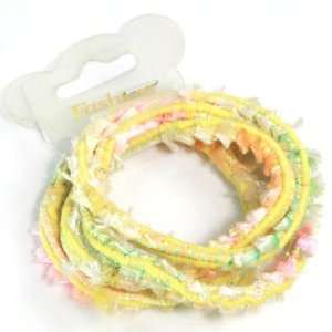  (Yellow) Hair Tie /Elastic Band/ ponytail holders  Style 1 