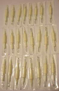 100 Pcs Mixed Disposable Tattoo Needles with Grip Tube  