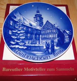 This Listing Is For A Brand New Plate By Bareuther Bavaria Germany~