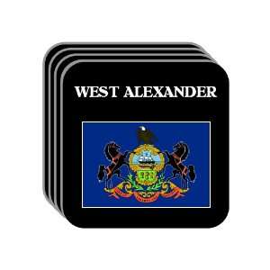  US State Flag   WEST ALEXANDER, Pennsylvania (PA) Set of 4 