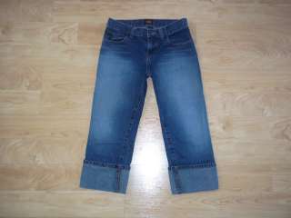 ABERCROMBIE Childrens Girls Crop Capri Jeans Pants Sz 12  