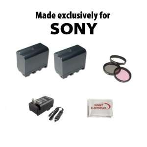   Hour Home & Car Charger + 3 Piece 37 MM Multi Coated HD Filter Kit