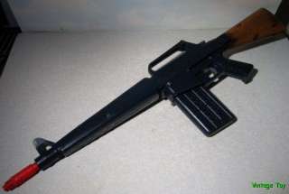 Marx Plastic M 14 Army Assault Machine Gun Rifle   1960s ~  