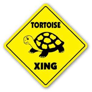  TORTOISE CROSSING Sign xing gift novelty turtle animal 