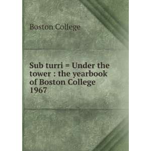  Sub turri  Under the tower  the yearbook of Boston 