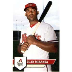  2011 Topps Major League Baseball Sticker #247 Juan Miranda Arizona 