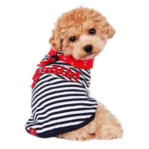  Happy Puppy Designer Dog Apparel   Bravo Striped Tee with 