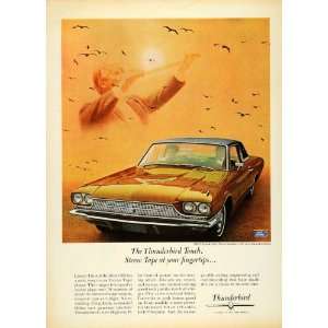 1965 Ad Ford Motor Co. Golden Thunderbird Town Landau   Original Print 