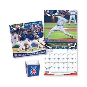 Turner Licensing Chicago Cubs 2010 Wall Calendar & Paper Cube 