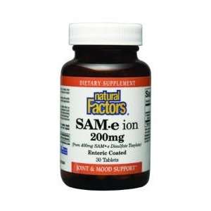 Natural Factors   SAMe   200 mg   30 tablets Health 