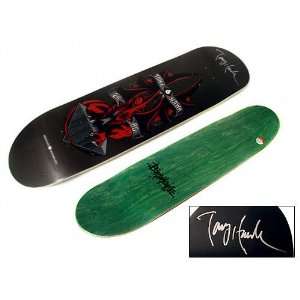   Autographed Red Dragon Skateboard Deck 
