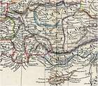 Rare 1832 ARROWSMITH Map of Ancient Turkey & Cyprus