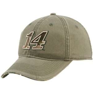  #14 Tony Stewart Military Green Adjustable Hat Sports 