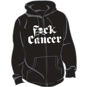  F ck cancer mens hoodie black medium Health & Personal 