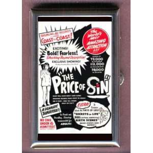  THE PRICE OF SIN 1966 POSTER Coin, Mint or Pill Box Made 