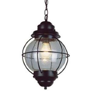  Tulsa Lantern 19 High Black Outdoor Hanging Light Fixture 