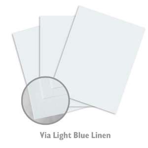  Via Linen Light Blue Paper   500/Carton
