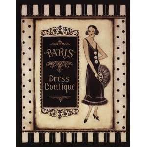  Paris Dress Boutique   Mini   Poster by Kimberly Poloson 