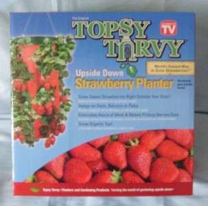 Topsy Turvy Strawberry Planter NIB  