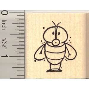  Cute House Fly Rubber Stamp Arts, Crafts & Sewing