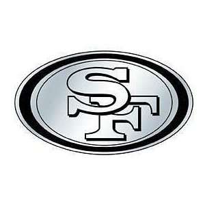  San Francisco 49ers Silver Auto / Truck Emblem Sports 