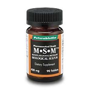  MSM Biological Sulfur 90 Tabs 400 Mg   Futurebiotics 
