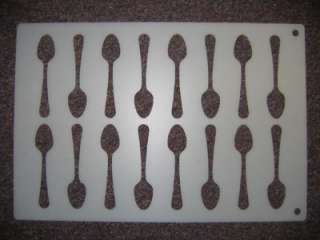 Tuile Template Spoons 4.5 Long.  