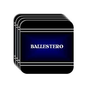  Personal Name Gift   BALLESTERO Set of 4 Mini Mousepad 