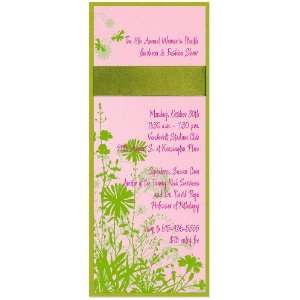  Morning Garden With Ribbon Invitation by Checkerboard 