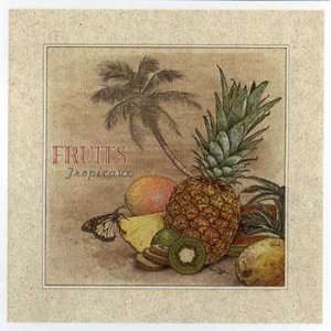  Fruits Tropicaux   Poster by Bruno Pozzo (16 x 16)