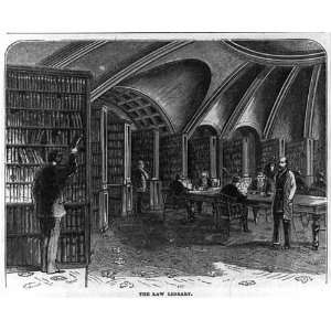 Law Library,The Library of Congress,Washington,DC,c1872  