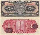 Mexico $ 1 Peso Calendar Azteca 26 VII 1950 UNC 9618 SPECIAL PRICE 