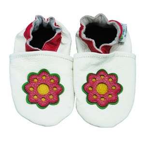  Augusta Baby Flower Sole Leather Baby Shoe (6 12 mo) Baby