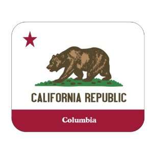  US State Flag   Columbia, California (CA) Mouse Pad 