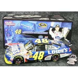  Jimmie Johnson Diecast 4 Time Champion 1/24 2009 Raced 