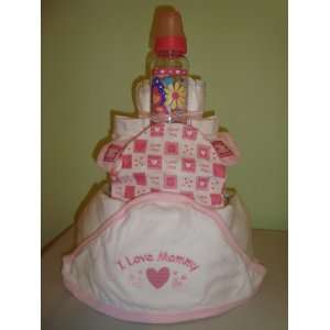 Diaper Cake (Decorated All Around)   Comes Decoratively Wrapped Making 