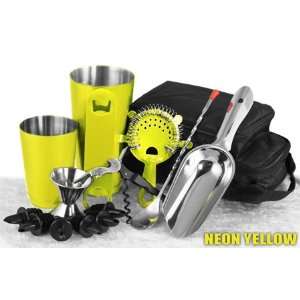  Complete Bartenders Tote   Neon Yellow