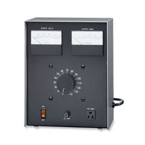 Fully enclosed, variable voltage controller with voltmeter and ammeter 