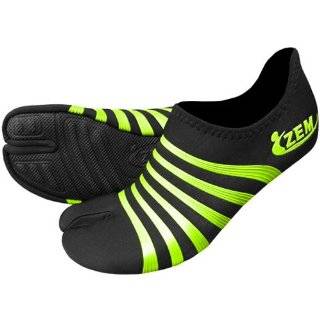 ZemGear Ninja Low   Barefoot Minimal Shoes   Black/Lime Metallic