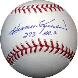  Autographed Harmon Killebrew Baseball   inscribed 573 HR 