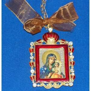  Our Lady of Travelers   small picture frame Ornament 