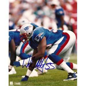 WILLIE MCGINEST,NEW ENGLAND PATRIOTS,USC TROJANS,SIGNED,AUTOGRAPHED 