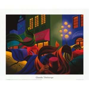  UNE BELLE SOIREE by Claude Theberge 30x24 Kitchen 