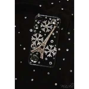 Designed by Mean   Winter in Paris Transparent Back Cover for iPhone 4 