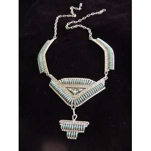  Zuni Needlepoint Necklace Jewelry