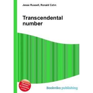 Transcendental number Ronald Cohn Jesse Russell  Books