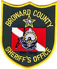Broward County Florida Sheriffs Office ** Dive Team Free USA 