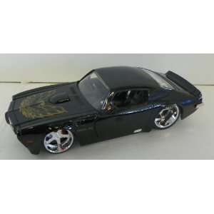   Big Time Muscle 1972 Pontiac Trans Am in Color Black Toys & Games