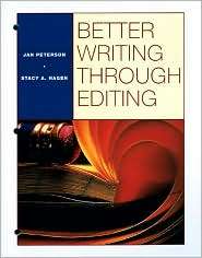   Editing, (0070498857), Jan Peterson, Textbooks   